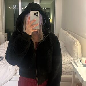 Aritzia Black Teddy Jacket